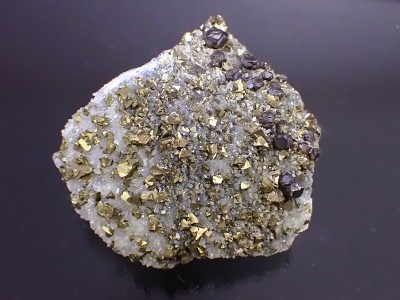 Bournonite and Chalcopyrite