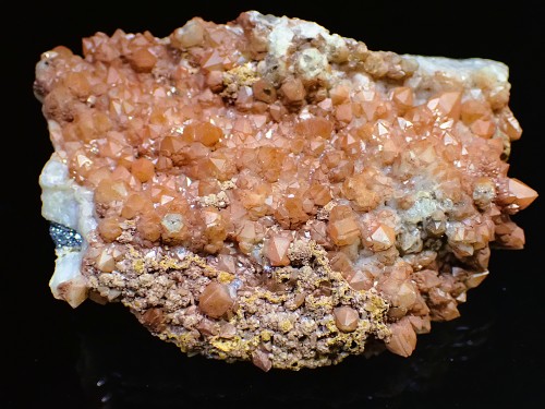 Quartz on Hematite